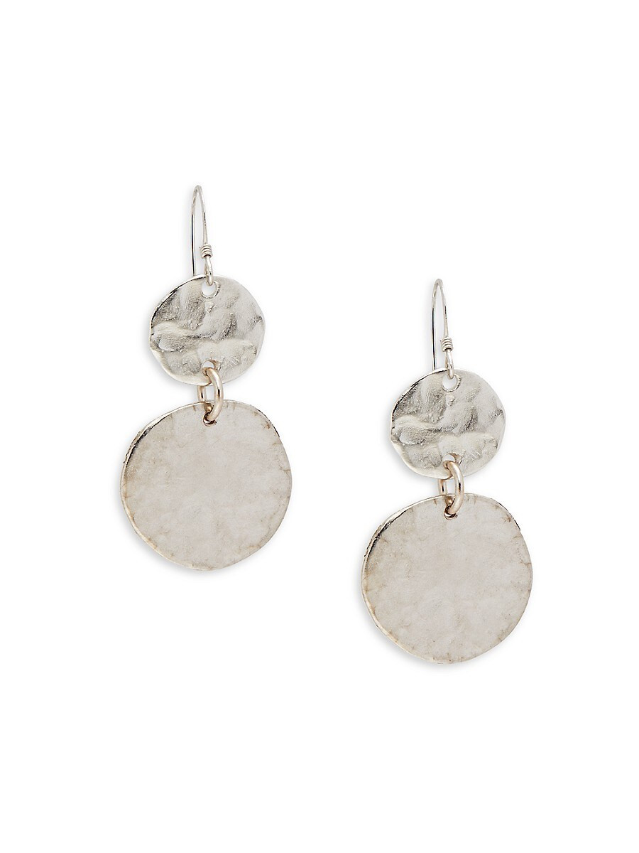 Kenneth Jay Lane Women's Rhodium-Plated Coin Drop Earrings | Saks Fifth Avenue OFF 5TH