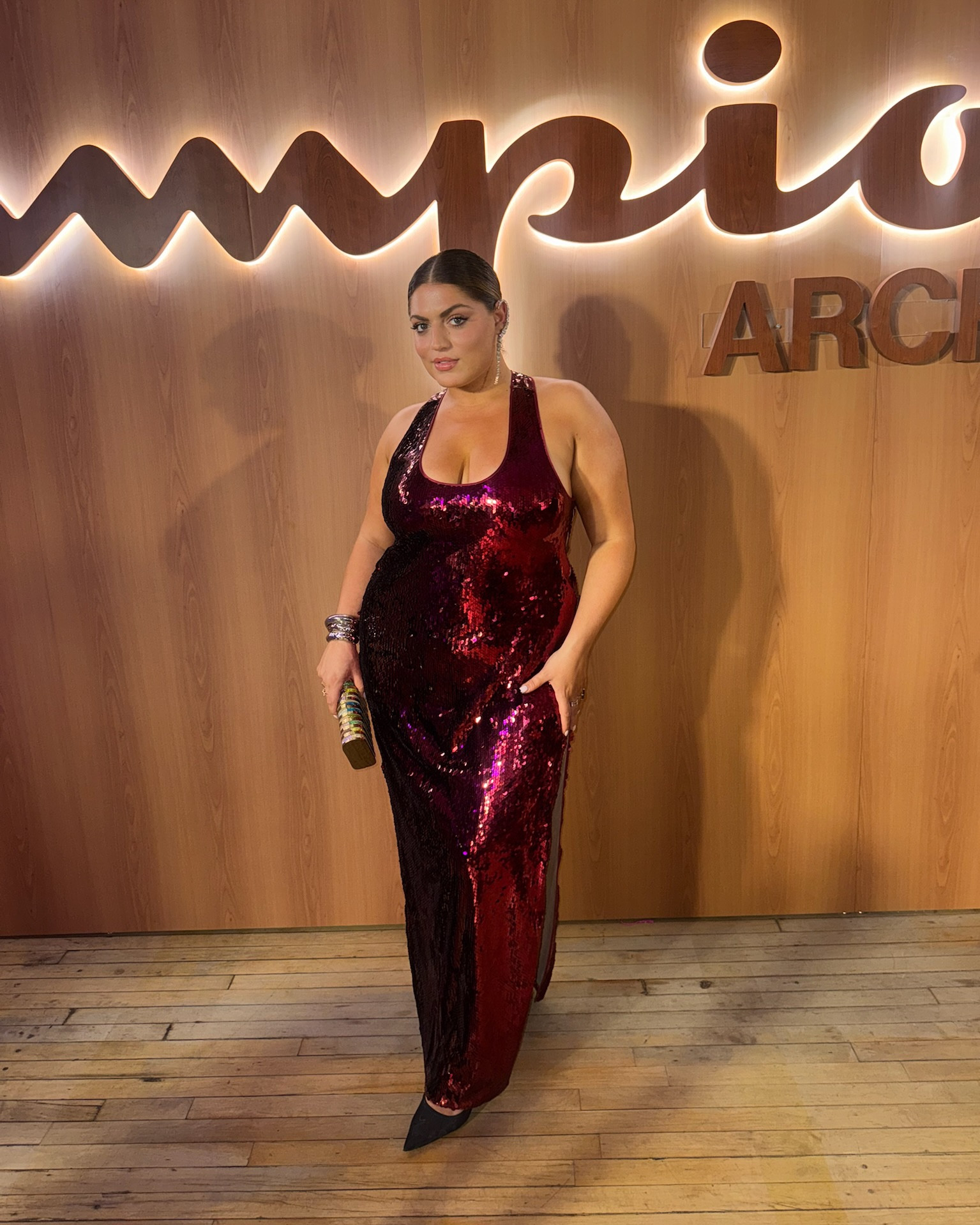 wore this gorg red sequin dress to the Sports Illustrated x Champion event in NYC!!🍷💋 this dress will make you feel so sparkly and confident, i'm obsessed!! i'm usually not a silver jewelry kinda gal but paired with this dress was the move!👏🏼 love this dress so much!

#LTKMidsize #LTKNYFW #LTKPlusSize