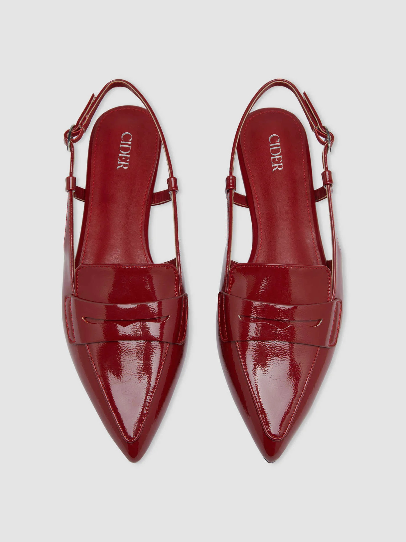 POINTED SLINGBACK FLATS | Cider