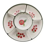 Better Homes and Gardens Tomato Design Bamboo Melamine Chip and Dip Set | Walmart (US)