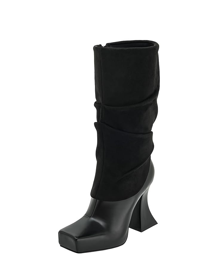 JW PEI Women's Reyna Square Toe Platform Knit Boots | Amazon (US)