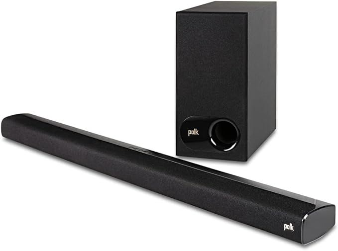 Polk Audio Signa S2 Ultra-Slim TV Sound Bar, Works with 4K & HD TVs, Wireless Subwoofer, Includes... | Amazon (US)