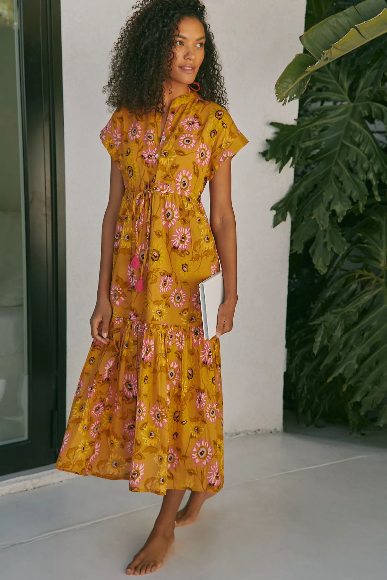 Ro's Garden Mumi Midi Dress | Anthropologie (US)