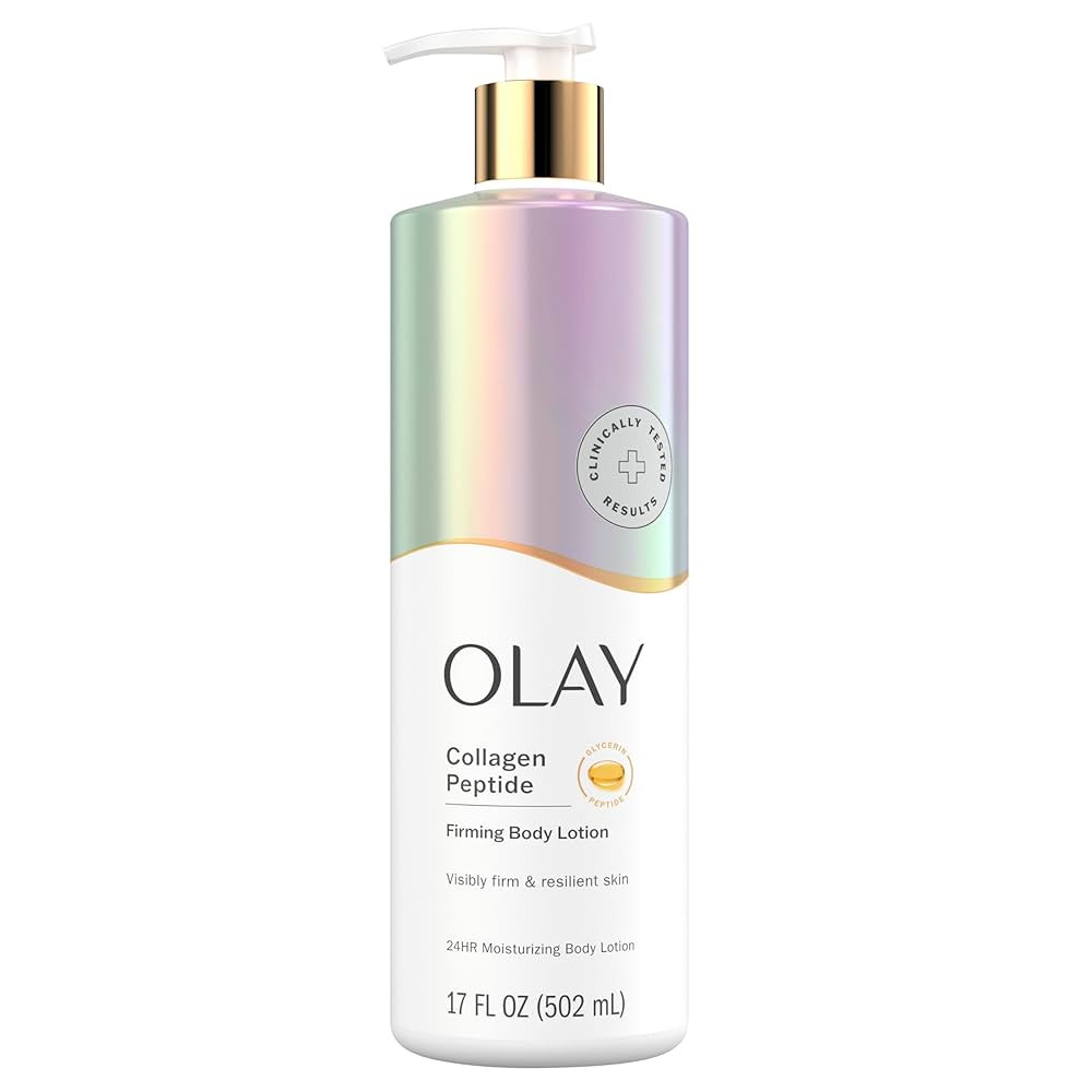 Olay Body Lotion for Women, Firming with Collagen Peptides Serum, Visibly Firmer Skin, 24hr Moist... | Amazon (US)