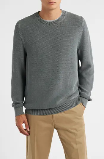Treasure & Bond Garment Dyed Cotton Sweater in Grey Sedona at Nordstrom Rack, Size Small | Nordstrom Rack