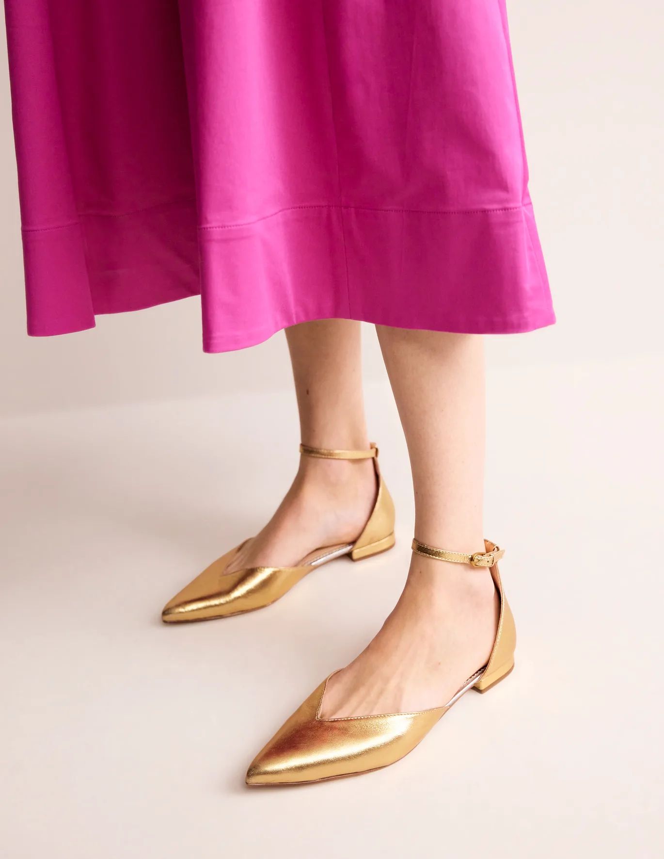 Ankle Strap Point Flats | Boden (US)