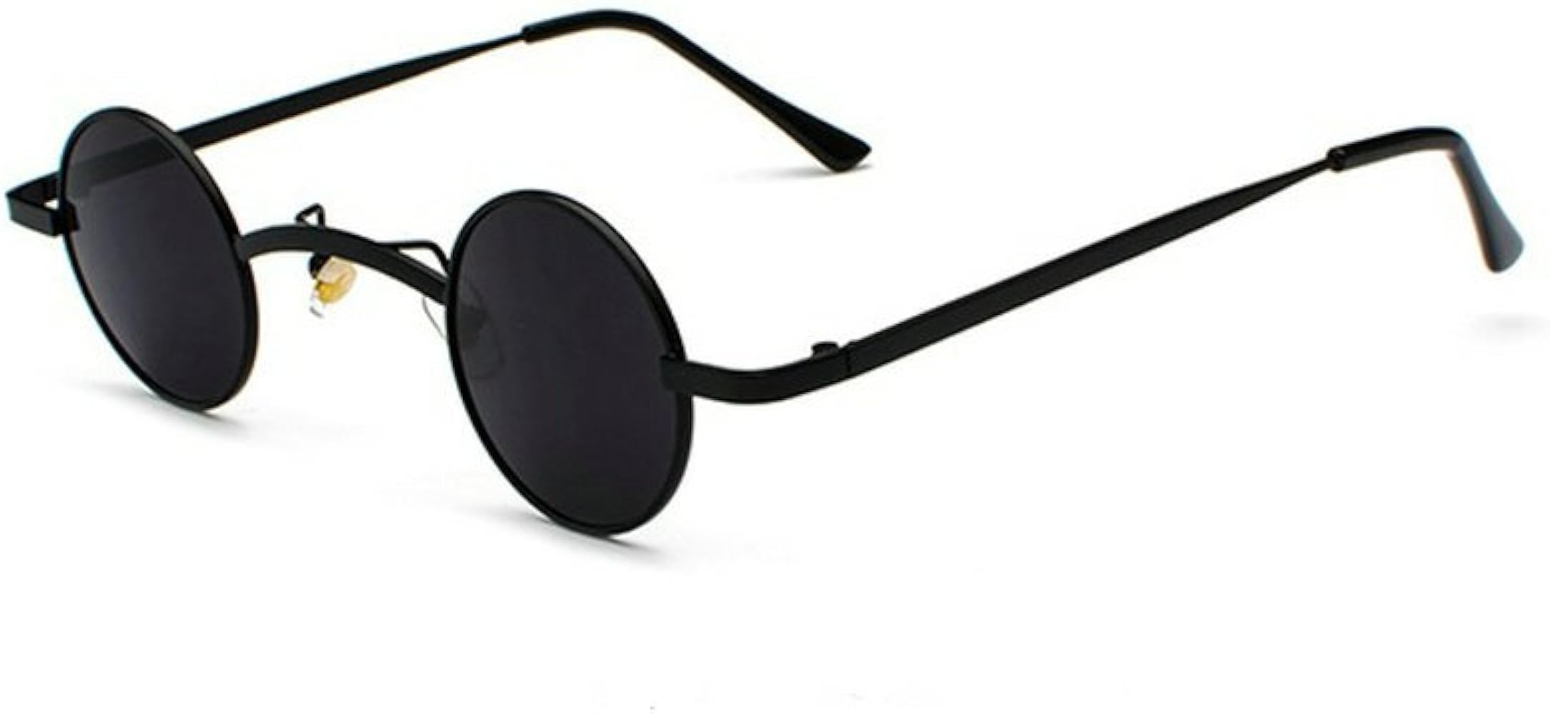 mincl/punk Small Chic Fashion Vintage Round Sunglasses Metal Frame | Amazon (US)