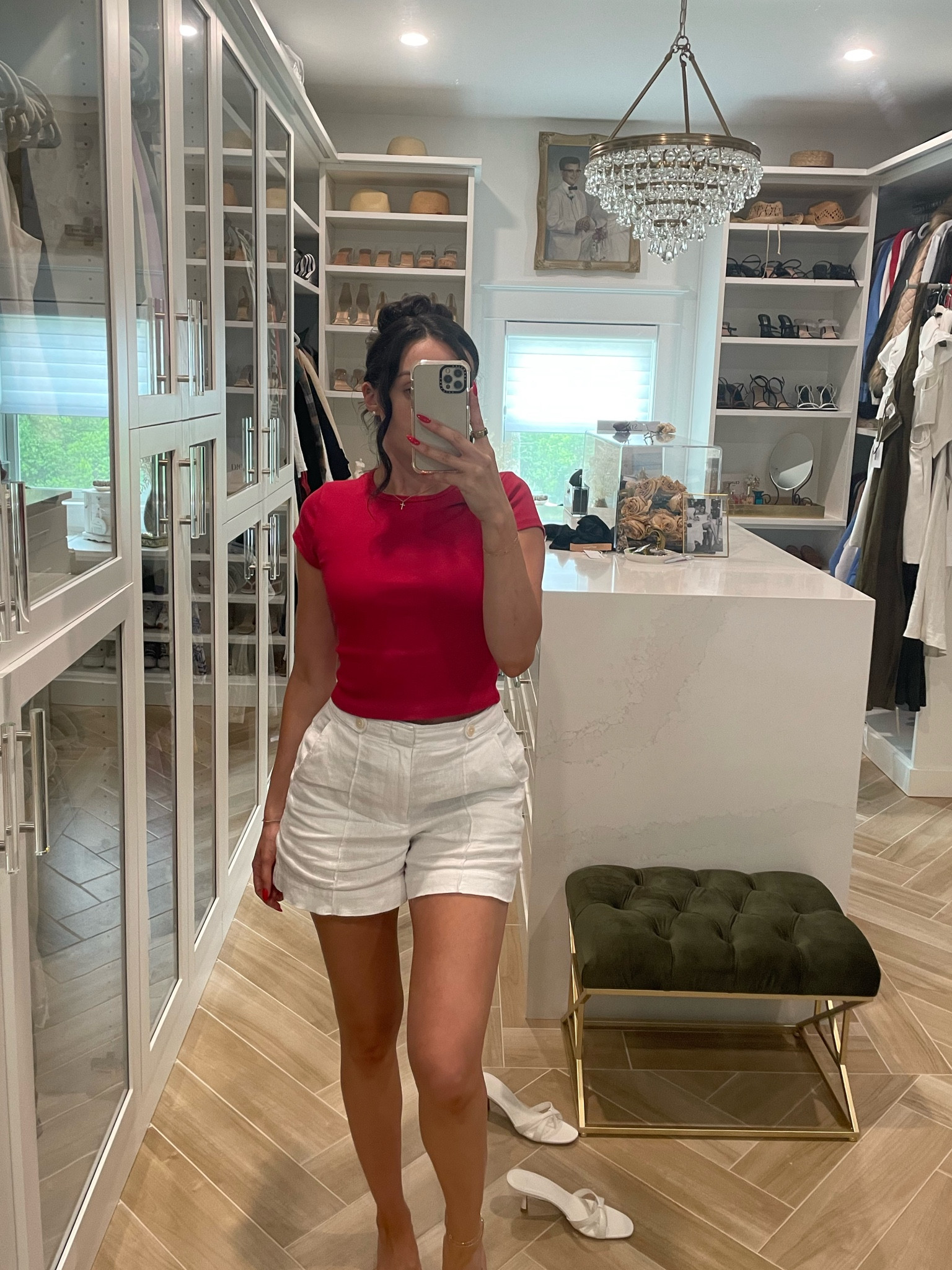 Small Top
Size 0 Shorts 
Living in these tees & shorts all summer 

#LTKFindsUnder100 #LTKSeasonal #LTKStyleTip
