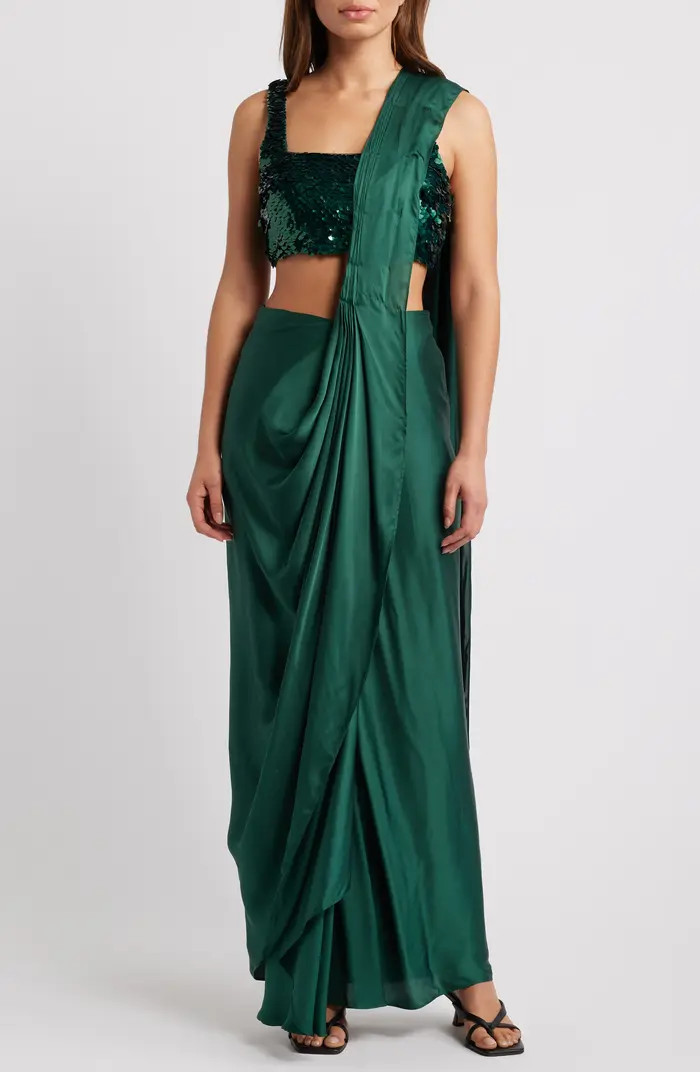 Raya Drape Saree | Nordstrom