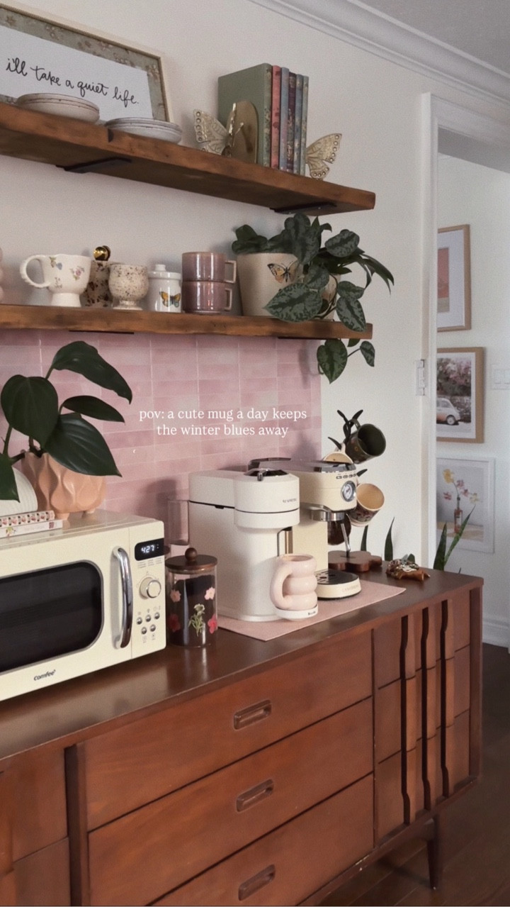 coffee just tastes better in a cute mug ☕️
 
 
 
 
#coffeebar #coffeevibes #kitchenideas #cozyhome #homedecorideas

#LTKmorningroutine #LTKHome