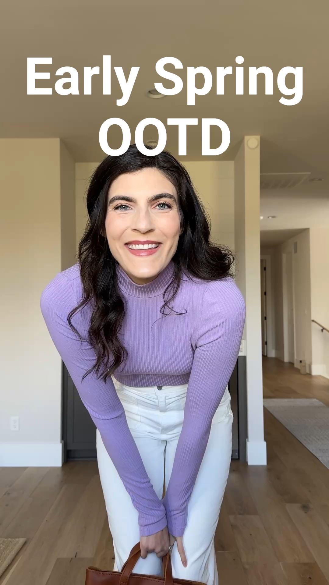 Early Spring outfit of the day for my tall girls! Check out the details below for some discount codes 🙌🏻

Reminder: I’m 6’1” with a 37” inseam.

Outfit details:

Jeans: Tall Emmett Wide Leg Full Length Jeans - Love that these have a slight stretch! They are super comfy. I own them in 2 washes. Hoping they restock the “Taller” sizing 🙏🏻 Waist is true to size. 

Top: *can’t link* American Tall Long Sleeve Mock Neck Ribbed Top (wearing an Extra tall). This top is currently available in black (super versatile). The sleeve length is excellent! True to size

Handbag: Mini Crossbody Tote (color: Honey) - This bag comes in 21 colors! Get it 33% OFF today with code: INSIDER33

Shoes: All-Day Heeled Mule (color: Brandy) - Nisolo is a certified B Corp with sustainable practices. Their shoes are amazing quality and these miles are perfect for spring and summer! Get 25% OFF today with code: TAKE25
True to size