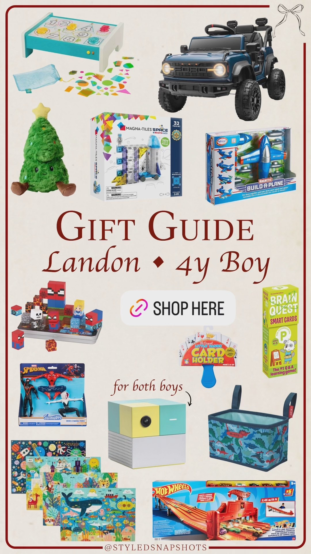 Landon gift guide 🎁 he’s 4

boys gift guide, kids gift guide, 

#LTKFindsUnder100 #LTKGiftGuide #LTKKids