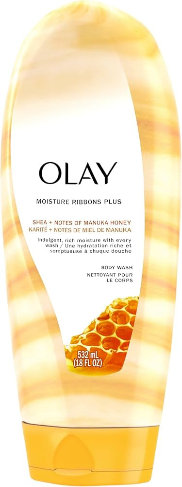 Olay Body Wash for Women, Moisture Ribbons Plus, Deep Conditioning & Moisturizing Formula, Long L... | Amazon (US)