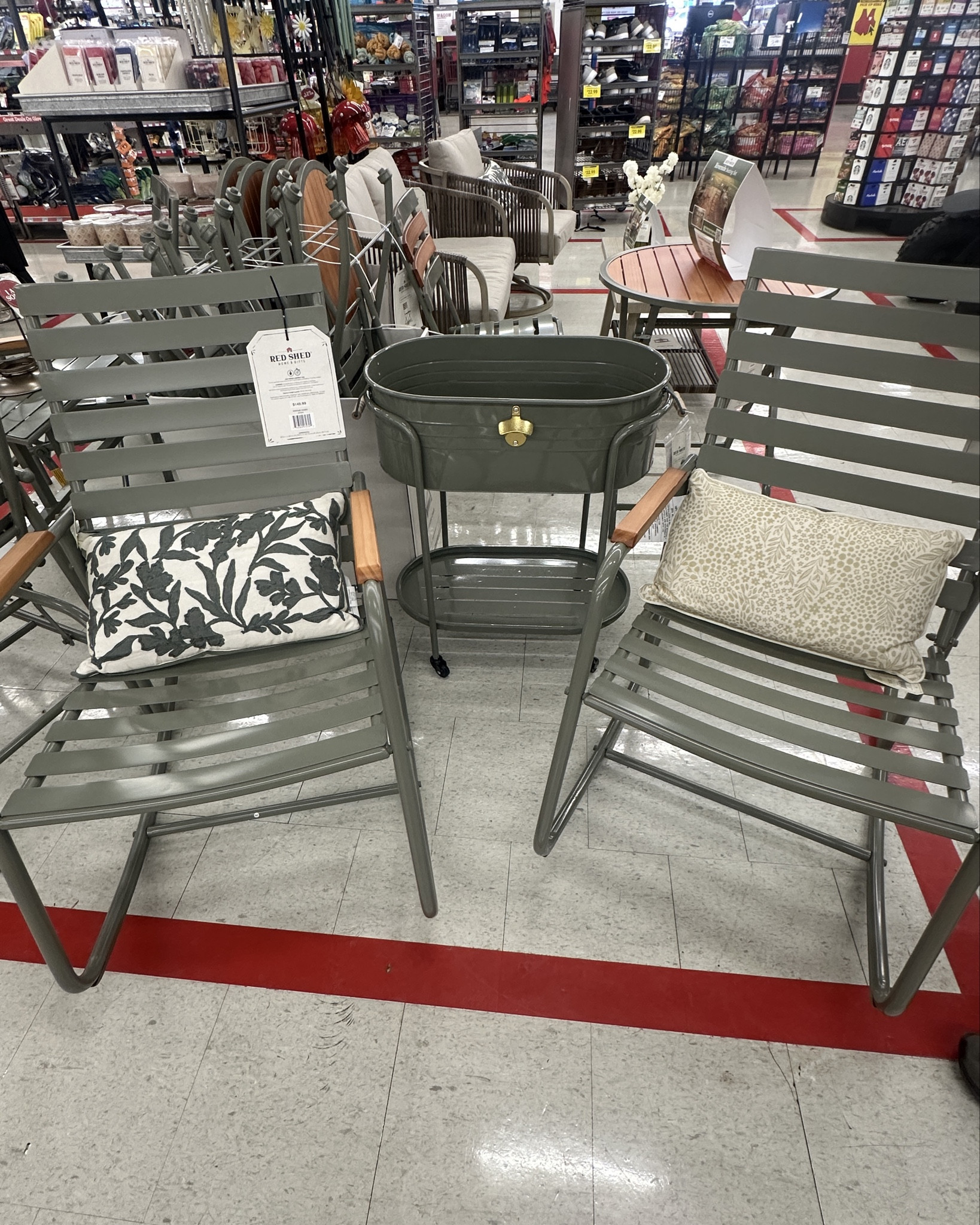 Obsessed with this outdoor Furniture! Sage green and Metal!  I just need more space so I can bring it home! 🤗

Linked ⬇️ 

#LTKmomlife #LTKHome #LTKdayinmylife
