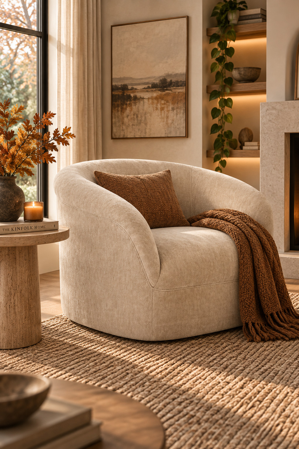 Saving these Joss & Main accent chairs for all the cozy fall room ideas. There are so many good textures and silhouettes—from deep lounge chairs and swivel styles to boucle, leather, velvet, cane, and sculptural upholstered designs. Perfect for making an empty corner feel intentional or adding a statement moment to your living room without doing a huge makeover. 🍂✨
#JossAndMain #AccentChairFinds #FallRoomIdeas #CozyHomeStyle #LivingRoomFurniture #SwivelChair #BoucleDecor #LeatherChair #VelvetChair #HomeDecorInspo #FallHomeDecor #CozyLivingRoom #InteriorInspiration 

 #LTKSeasonal #LTKHome #LTKSaleAlert