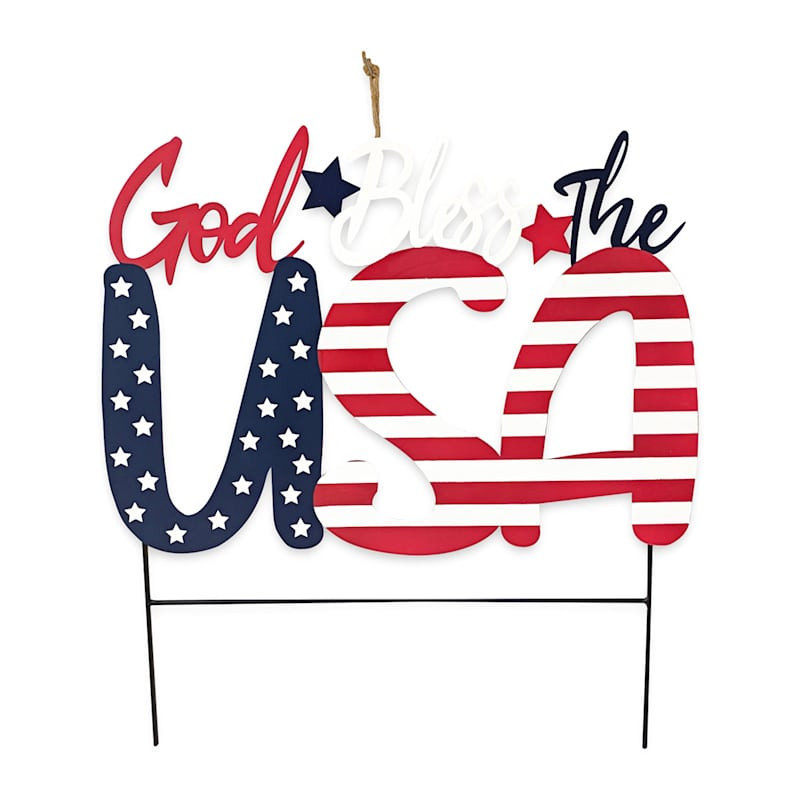 Shop all  Honeybloom




God Bless The USA Yard Stake, 21.5"








	
		
		
			
				5
			
			
	... | At Home