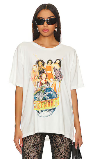 Spice Girls Spiceworld Merch Tee in Vintage White | Revolve Clothing (Global)