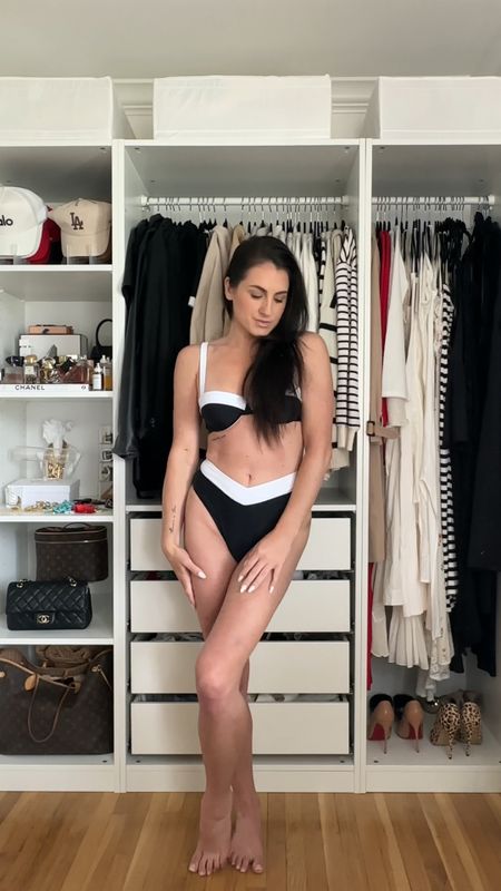 CUPSHE try on | black and white bikini, white coverup skirt, gold mini dress, white knit cut out maxi dress. Wearing small in everything! 

#LTKSwim #LTKTravel #LTKFindsUnder50