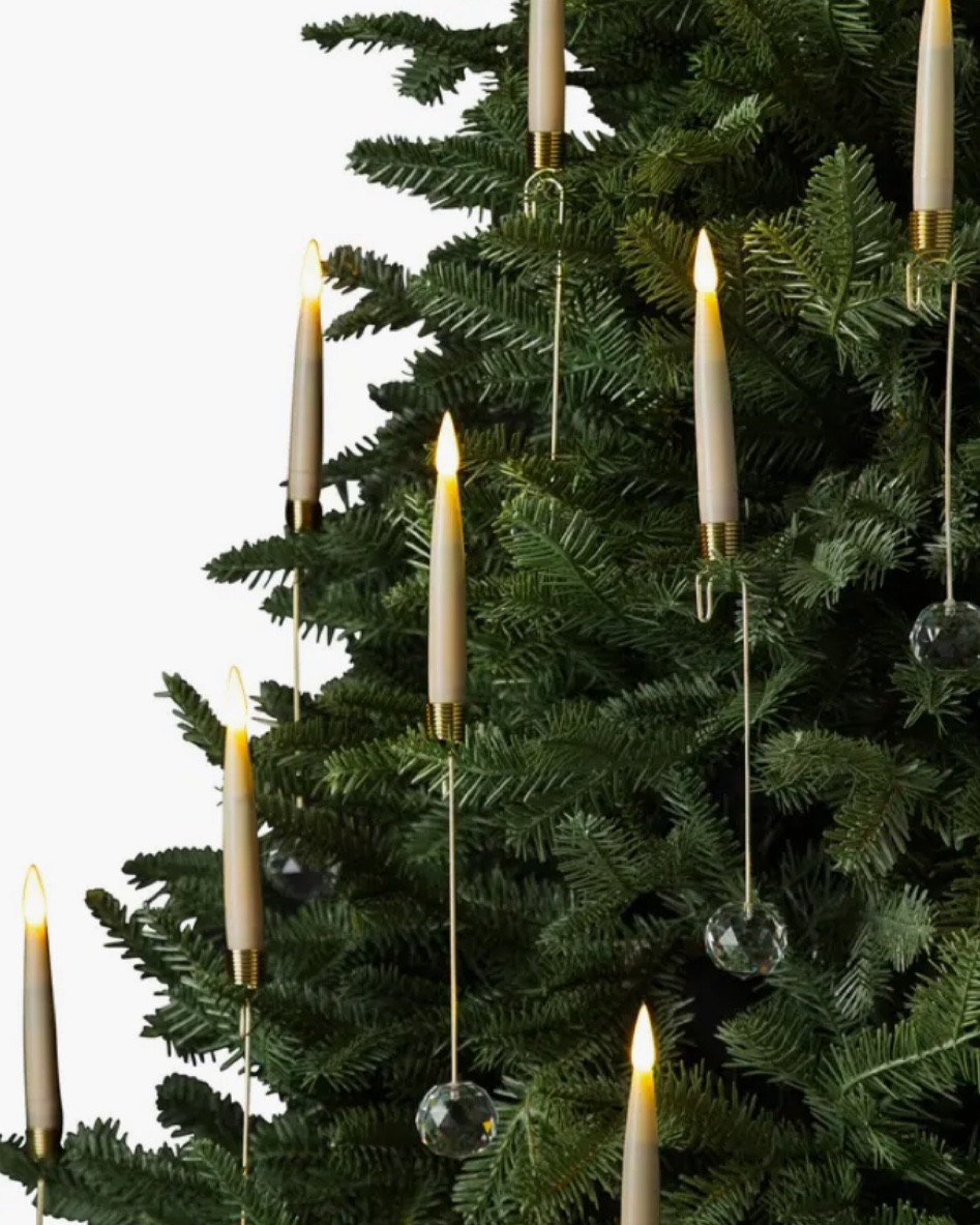 Flameless LED Christmas Tree Candles, Battery Operated, Remote, Candle with Weight
🤍
Walmart - 10 of them for $49.99
Nordstrom - 20 of them on sale for $109.00