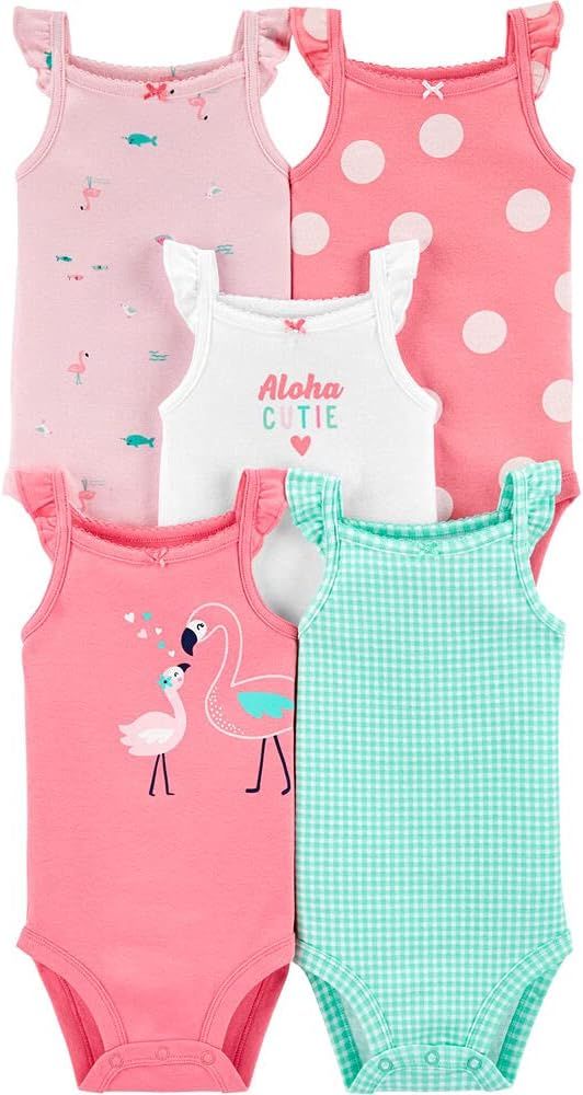 Carter's Baby Girls' Multi-pk Bodysuits 126g330 | Amazon (US)