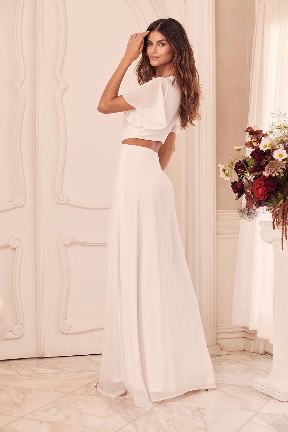 Garden Bliss White Cutout Maxi Dress | Lulus (US)