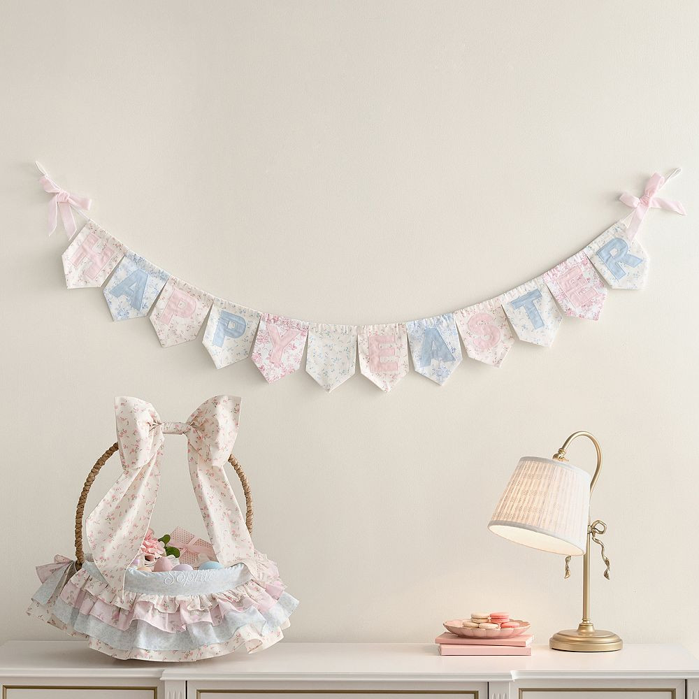 LoveShackFancy Happy Easter Fabric Garland (70") | Pottery Barn Teen