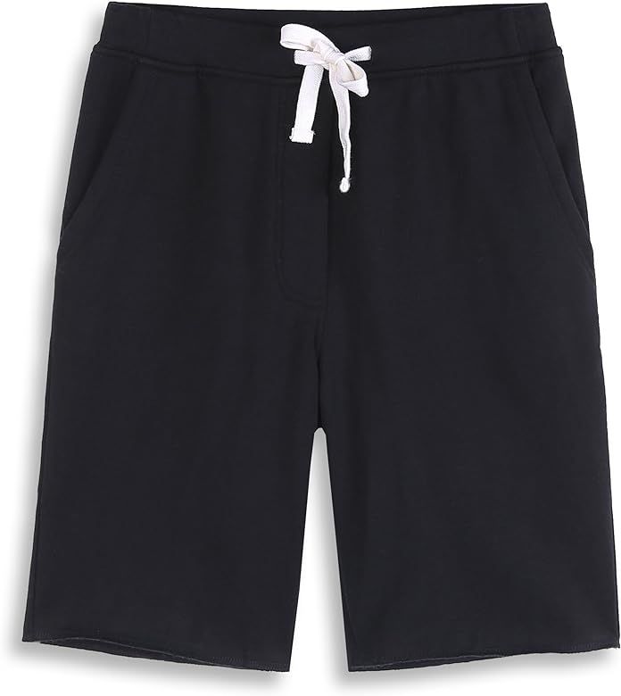 Men's Casual Soft Cotton Elastic Fleece Jogger Gym Active Pocket Shorts | Amazon (US)