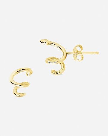 Sterling Forever Spiral Snake Stud Earrings | Express