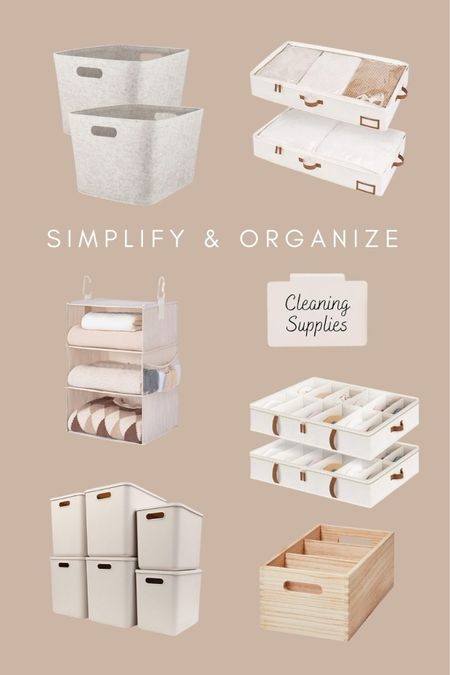 Orgamize your home with these pretty bins, containers, baskets and labels. Closet organization. Garage organization. Bedroom organization. Kids rooms organization. Kitchen organization. Storage. 

#LTKhome