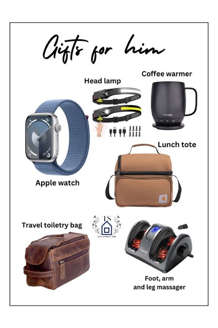 Here are some Christmas gift ideas for HIM. Apple Watch 9 series with GPS, heated foot, leg and arm massager, lunch tote, coffee warmer, head lamp, and a leather toiletry travel tote  

#LTKSeasonal #LTKHoliday #LTKGiftGuide