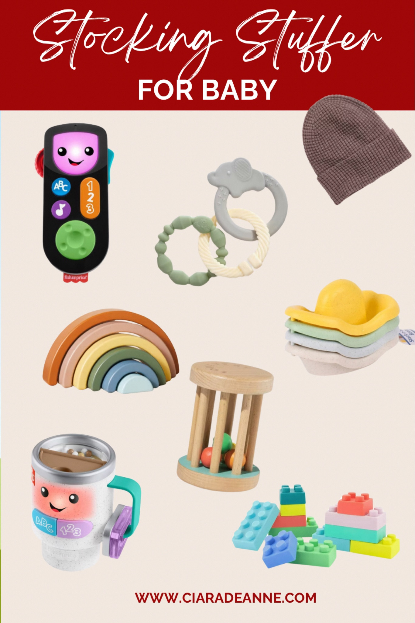 Christmas Stocking Stuffers for baby! The perfect small  gifts to grab for baby this Christmas season. Bath toys, remotes, balls, blocks, so much fun stuff!

#LTKGiftGuide #LTKHoliday #LTKBaby