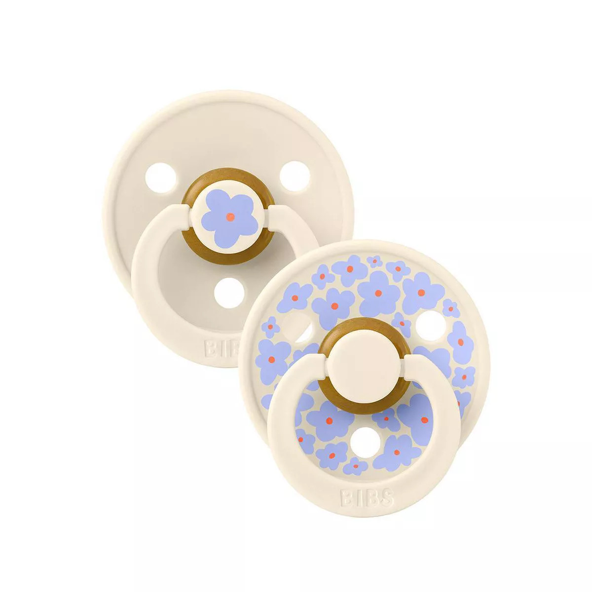 Bibs Studio Collection Colour Jasmine Floral Latex Pacifier - 2pk | Target
