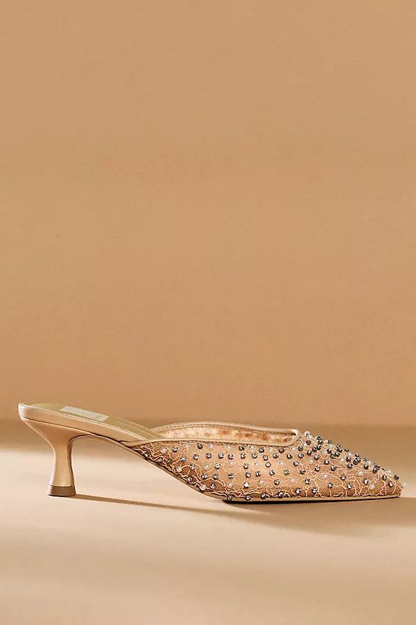 Dolce Vita Cleo Pearl Mule Heels | Anthropologie (US)