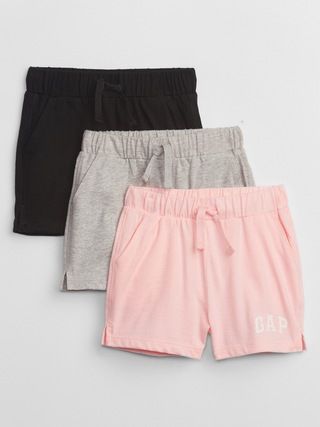 babyGap Jersey Pull-On Shorts (3-Pack) | Gap Factory