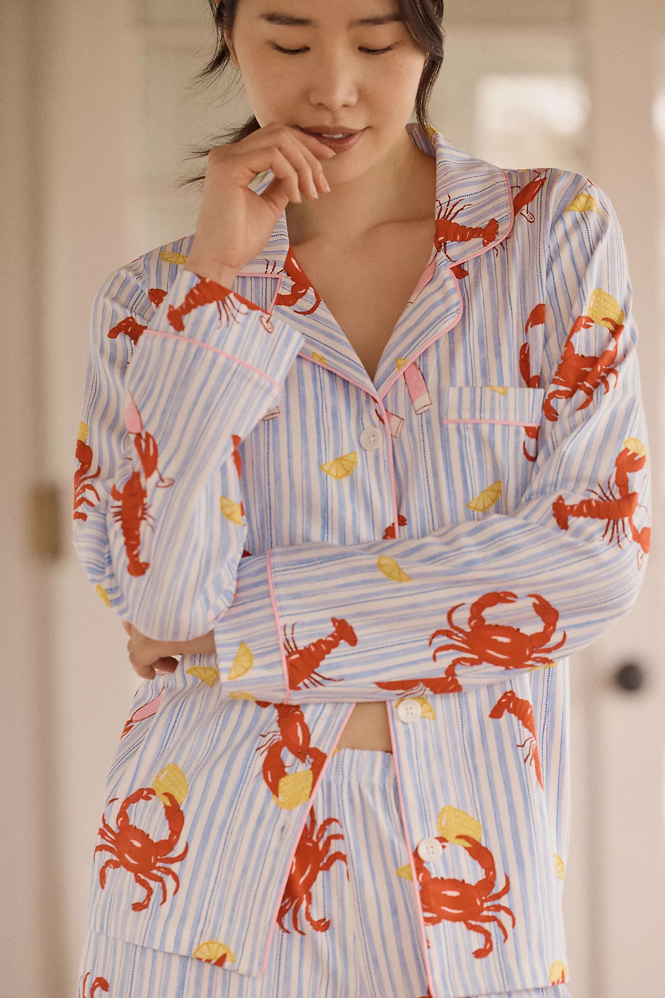 BedHead PJs Coastal Feast Pajama Set | Anthropologie (US)