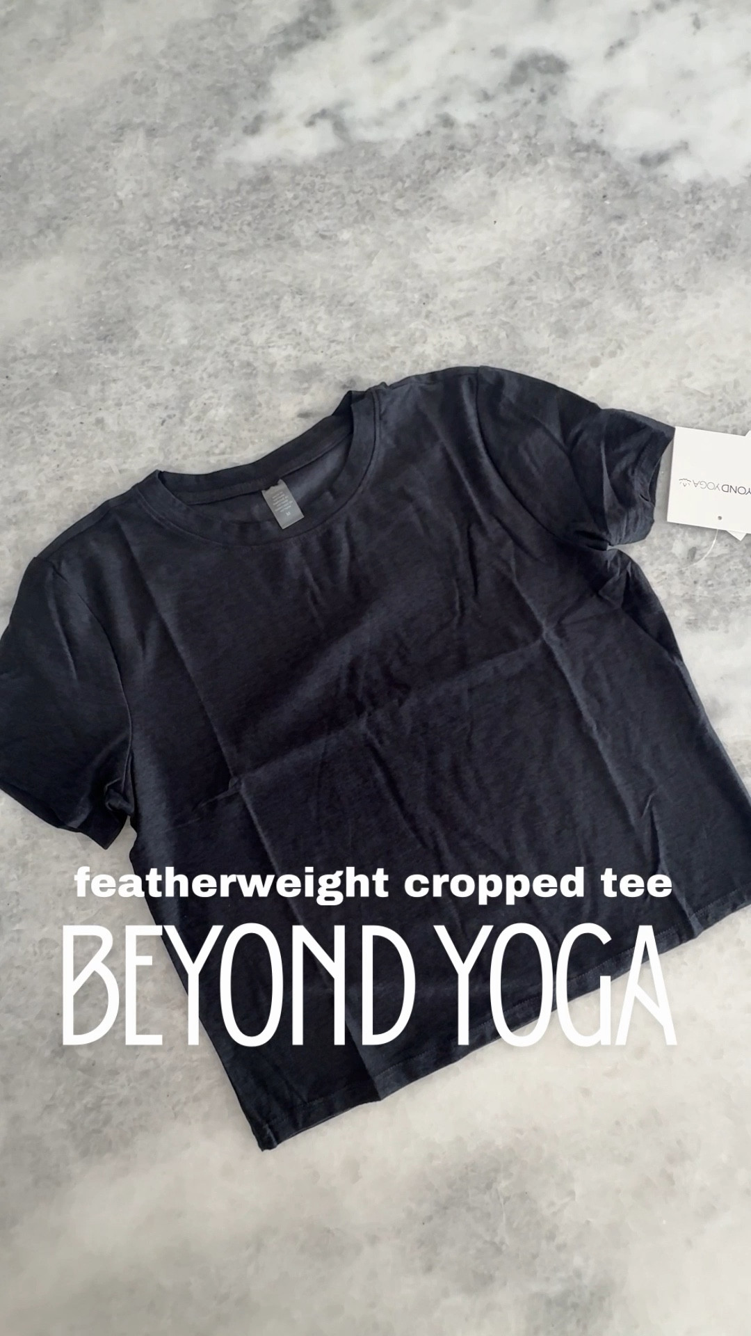 @beyondyoga has some really cute cropped tees that I use on the daily!  They also come in so many colors. #tee #ootd #outfit 

#LTKmomlife #LTKOver40 #LTKootd