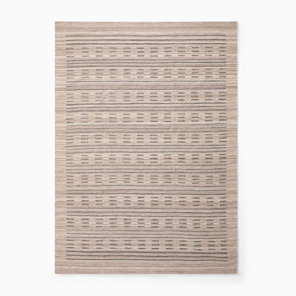 Dashed Stripe Outdoor Performance Rug | West Elm (US)