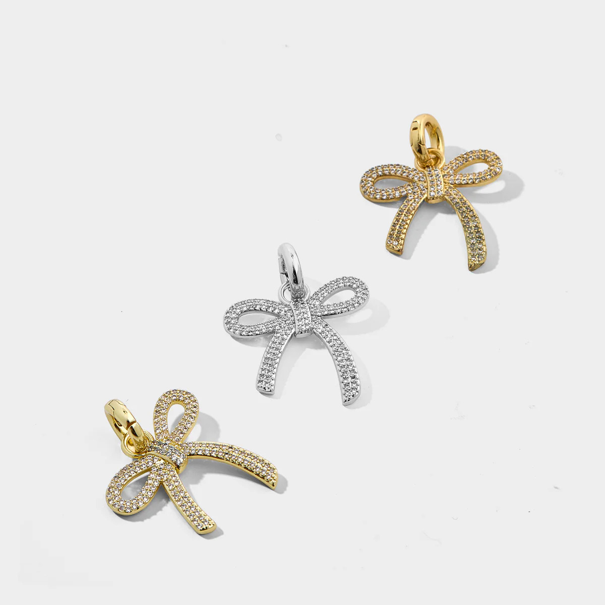 Rhinestone Bow Charm | Allie + Bess