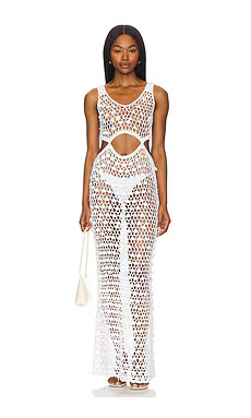 superdown Elena Maxi Dress in White from Revolve.com | Revolve Clothing (Global)