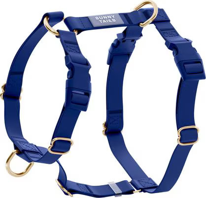 Sunny Tails Cloud Lite Waterproof Dog Harness, Navy Blue, X-Small: 12 to 16-in chest | Chewy