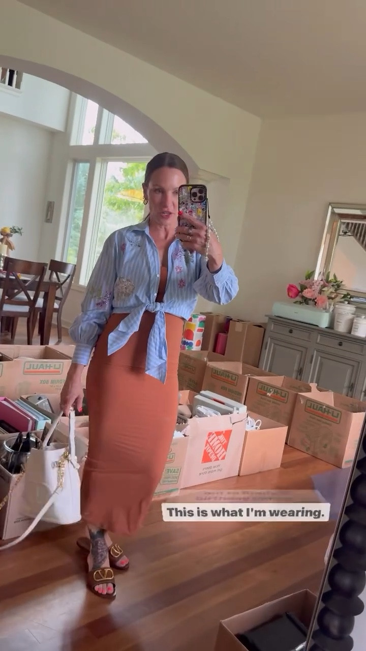 Skims dress, with an embellished button down I found at the NSALE this year! 

#LTKStyleTip #LTKOver40 #LTKSaleAlert