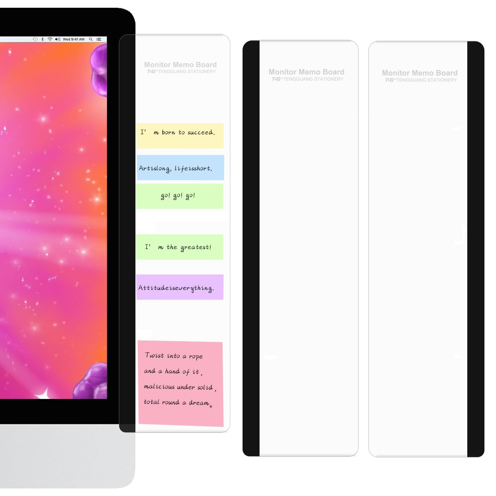 Monitor Memo Board - Multifunction Computer Transparent Side Panel Creative Desktop Easy to Use S... | Amazon (US)