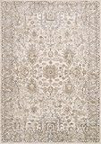 Loloi II Teagan Area Rug, 1'-6" x 1'-6" Sample Swatch, Ivory/Sand | Amazon (US)