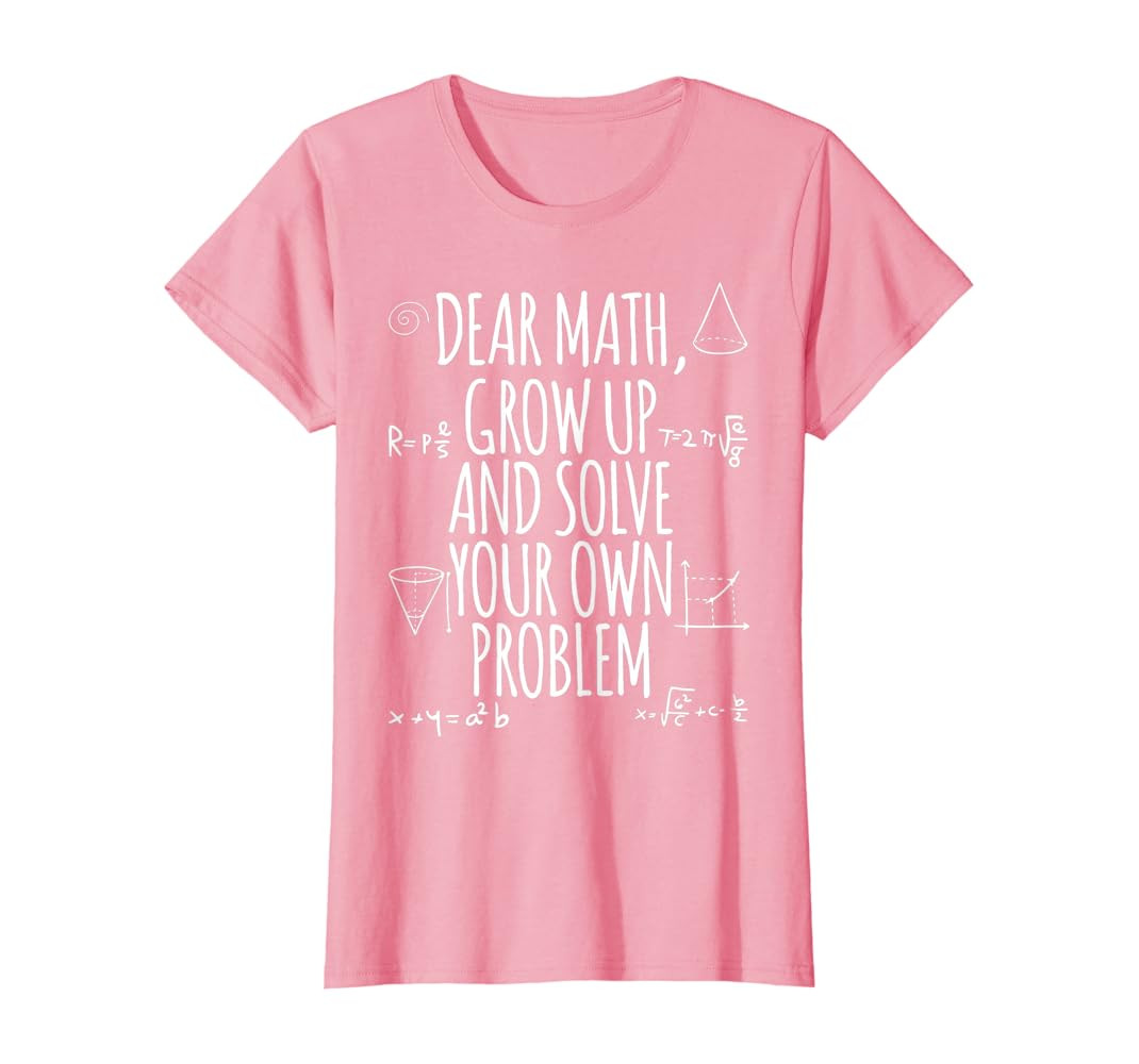 Back to School Math Quote for Girls Boys Teens Dear Math T-Shirt : Clothing, Shoes & Jewelry | Amazon (US)