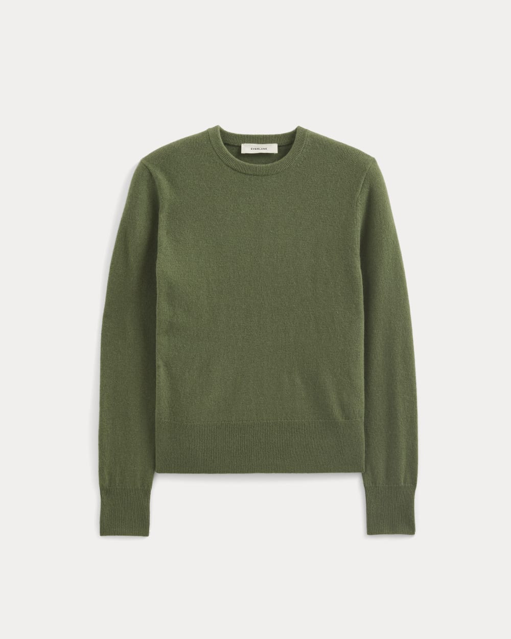 Cashmere Slim Crew Sweater | Forest Green | Everlane