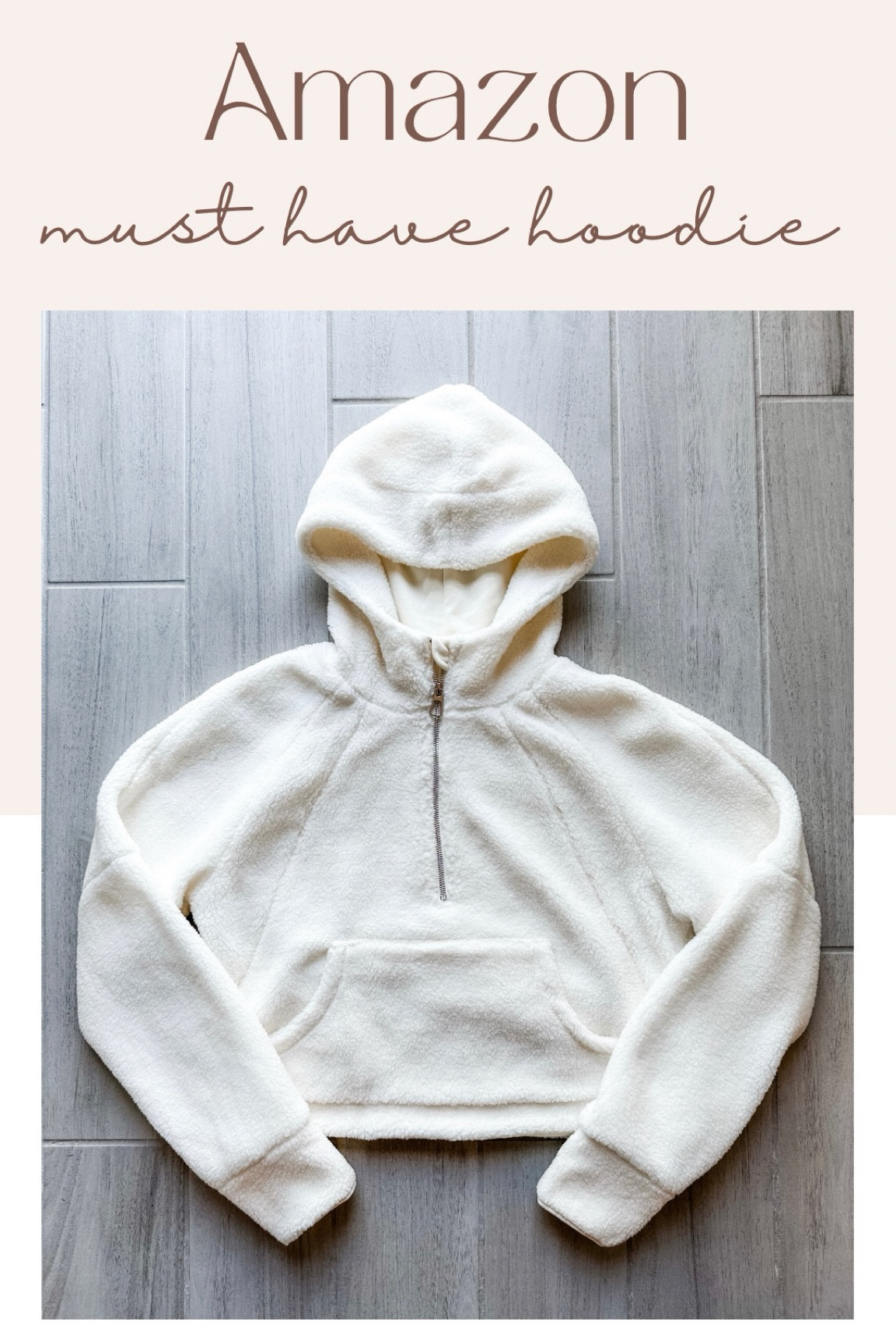 Amazon hoodie, fuzzy hoodie, look for less 

#LTKSeasonal #LTKfindsunder50 #LTKstyletip