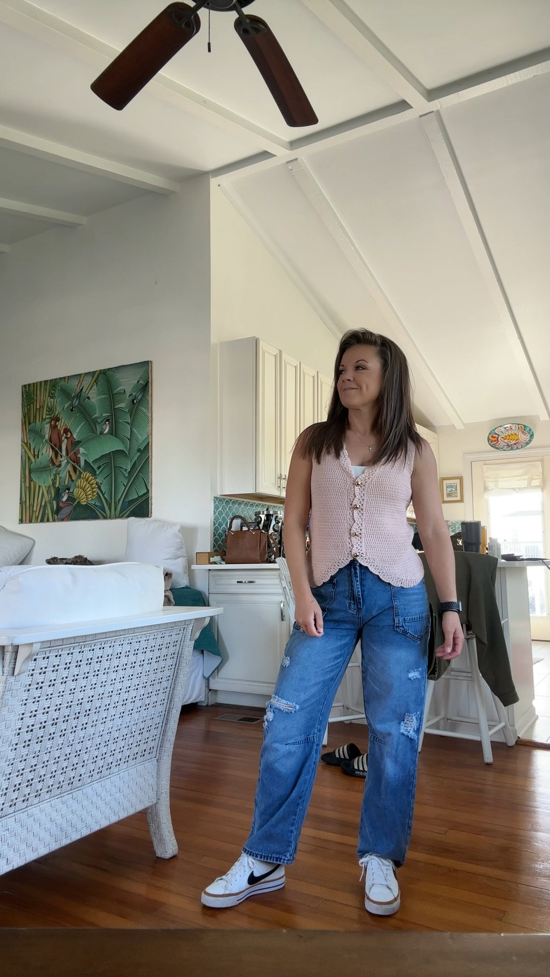 Spring transition outfits 🩷 loving pink lately

#spring #springoutfits #transitionoutfit #pink #jeans

#LTKPetite #LTKootd #LTKSeasonal
