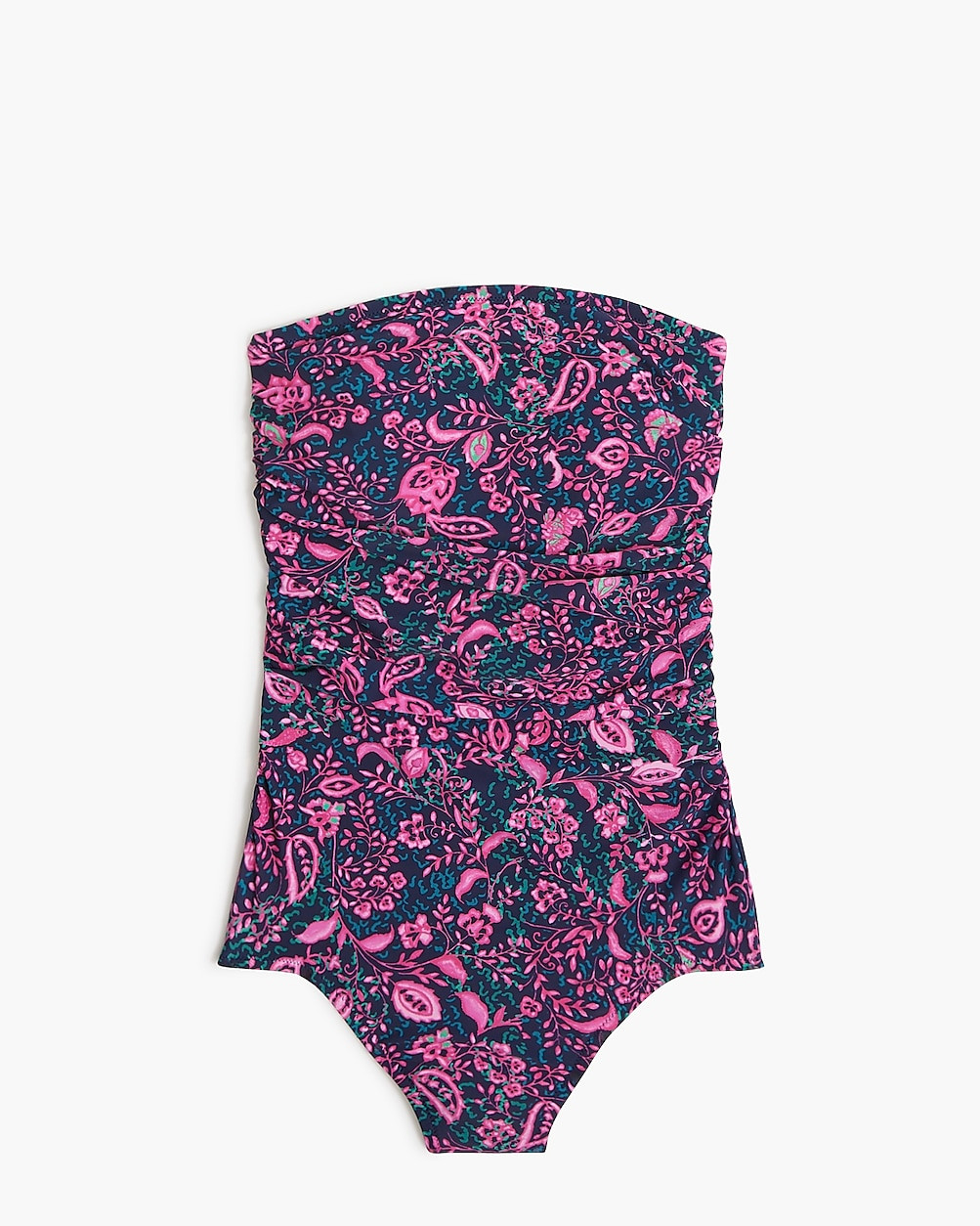 Printed strapless one-piece swimsuit | J.Crew Factory