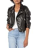 The Drop Women's Heather Faux Leather Moto Jacket | Amazon (US)