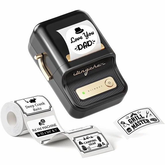 NIIMBOT B21 Label Maker Machine, 2 inches Label Printer Retro Wireless Thermal Sticker Printer (B... | Walmart (US)